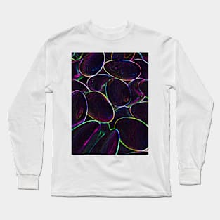 Psychedelic Candy Black Long Sleeve T-Shirt